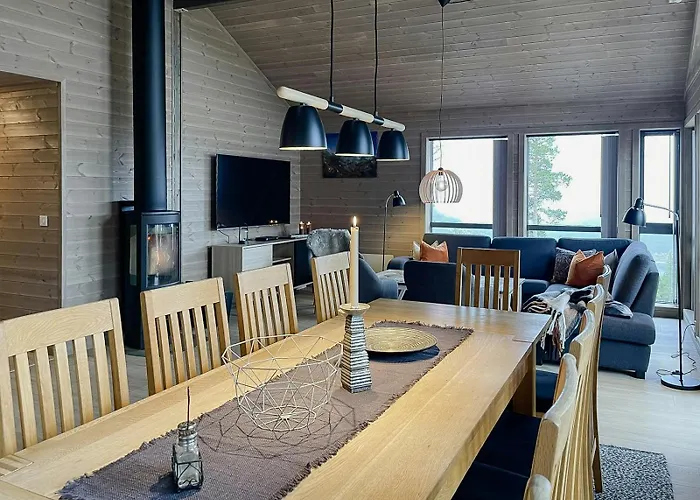 Modern With Panoramic View On Bringsfjellet * Lalm