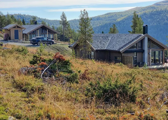 Modern With Panoramic View On Bringsfjellet Lalm
