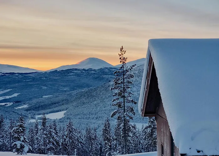 Modern With Panoramic View On Bringsfjellet Tatil Evi Lalm